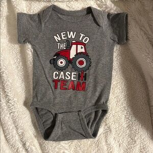 Case Tractor onesie
